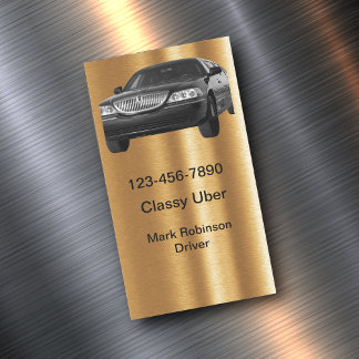 Klassische Uber Driver Magnetic Business Cards Magnetische Visitenkarte