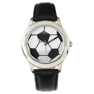 Klassische Uhr/Fußball-Ball für Kinder Armbanduhr