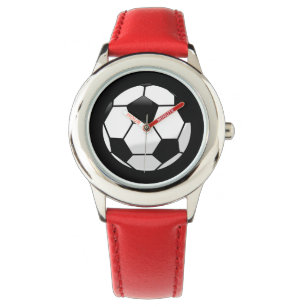 Klassische Uhr/Fußball-Ball für Kinder Armbanduhr