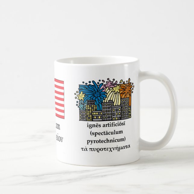 Klassische Unabhängigkeitstag-Tasse Tasse (Rechts)