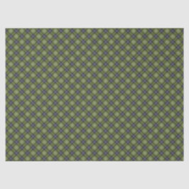 Klassische und festliche Grüne Karierte Weihnachte Seidenpapier