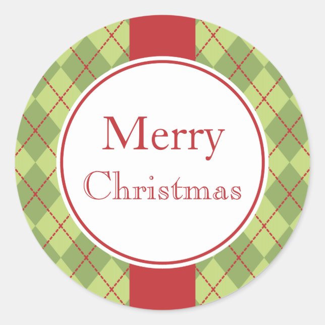 Klassische Urlaubsaufkleber Runder Aufkleber (Vorderseite)