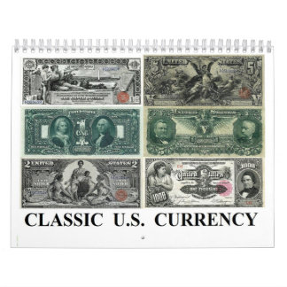 Klassische US-Währung 2027 Kalender