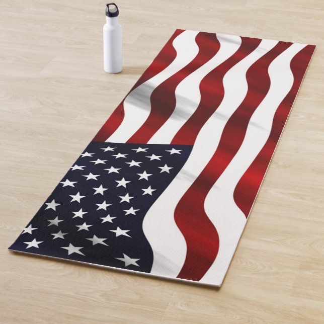 KLASSISCHE USA FLAG YOGAMATTE (Beispiel)