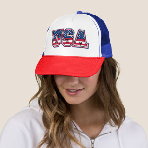 Klassische USA-Sterne - patriotische Navy Truckerkappe