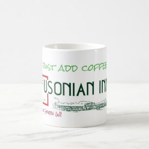 Klassische Usonian Gasthaus-Weiß-Tasse Tasse