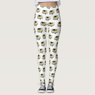 Klassische van-Cartoon-Abbildung Leggings