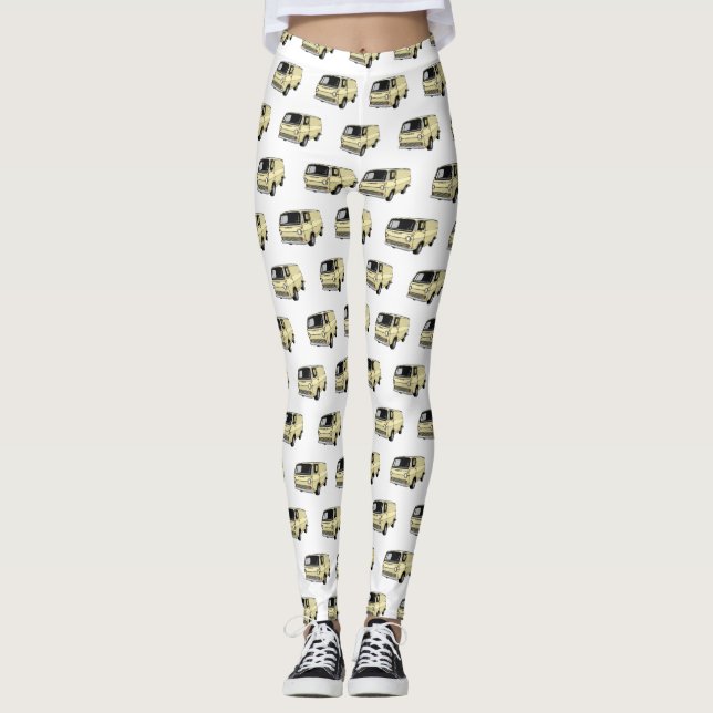 Klassische van-Cartoon-Abbildung Leggings (Vorderseite)