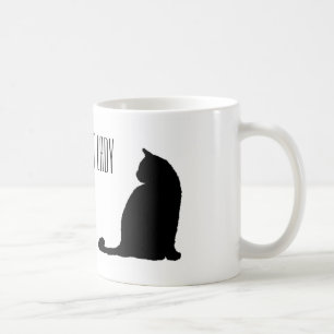 Klassische verrückte Katzen-Dame Mug Tasse