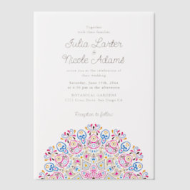 Klassische Verzierte Art Deco Stil Mandala Wedding
