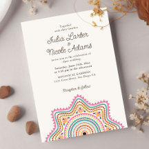 Klassische Verzierte Art Deco Stil Mandala Wedding