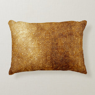 Klassische Verzierte Metallplatte Dekokissen