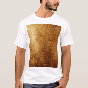 Klassische Verzierte Metallplatte T-Shirt