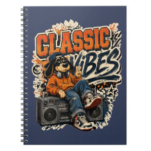 Klassische Vibes Retro-Musik-T-Shirt für Musik Notizblock