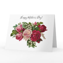 Klassische Viktorianische Rose Lily of the Valley 