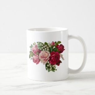 Klassische Viktorianische Rose Lily of the Valley  Tasse