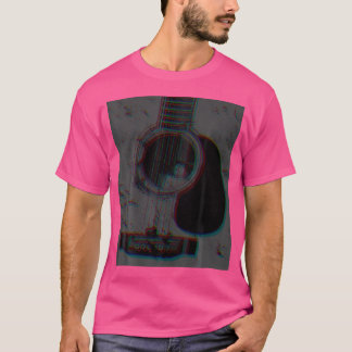 Klassische Vintage-Akustikgitarre für Gitarrenspie T-Shirt