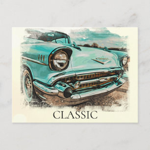 *~* Klassische Vintage antike Malerrückwand Postkarte