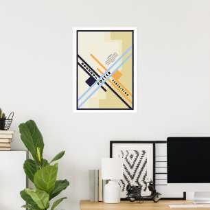 Klassische Vintage-Bauhaus-Poster-Kunst Poster