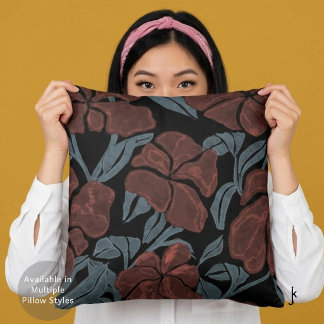 Klassische Vintage-blühende Rosen Wasserfarbe in S Kissen