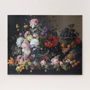 Klassische Vintage Blume Vase Art Malerei Puzzle