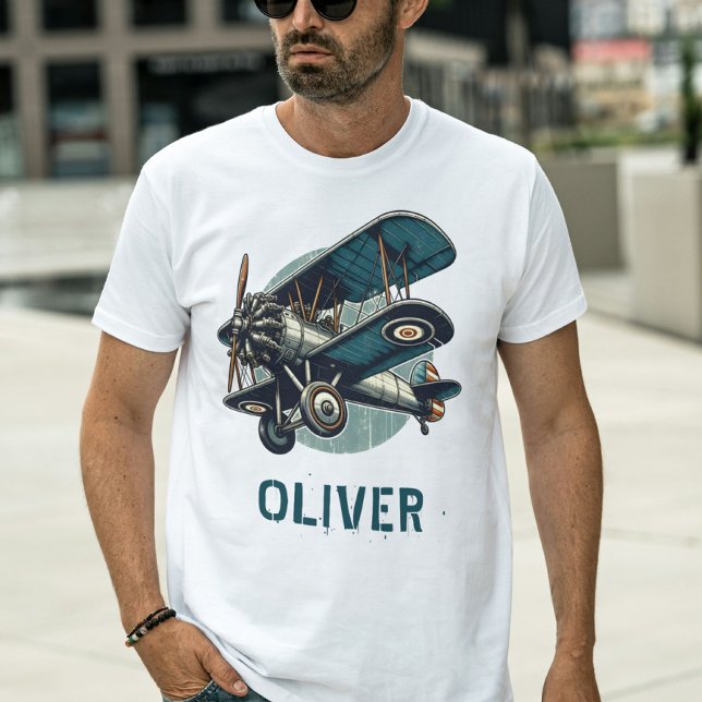 Klassische Vintage Ebene T-Shirt (Von Creator hochgeladen)