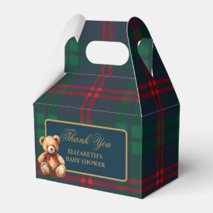 Klassische Vintage-Elegante-Teddybär-Baby-Party Geschenkschachtel