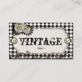 Klassische Vintage inspirierte Geschäftskarten Visitenkarte