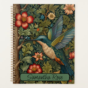 Klassische Vintage Kolibri-Kunst Planer