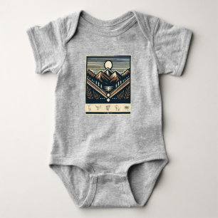 Klassische/vintage Outdoor/Wildnis Baby Strampler