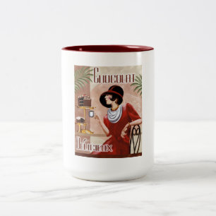Klassische Vintage Schokolade Lover Tasse