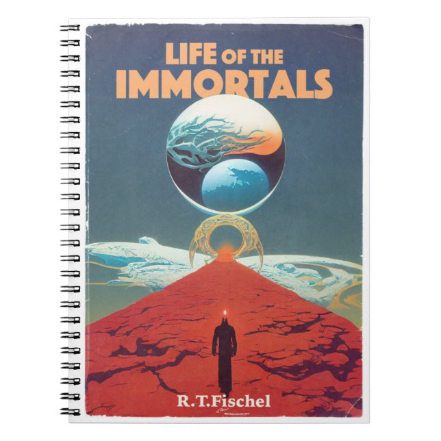 Klassische Vintage Science Fiction Pulp Book Cover Notizblock (Vorderseite)