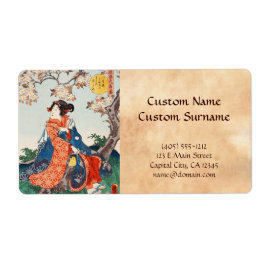 Klassische Vintage ukiyo-e japanese geisha Utagawa