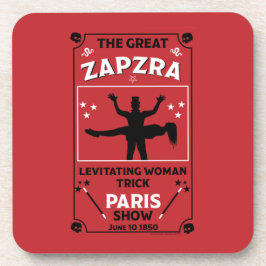 Klassische Vintage viktorianische Magic Show Getränkeuntersetzer