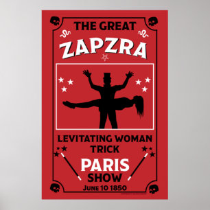 Klassische Vintage viktorianische Magic Show Poster