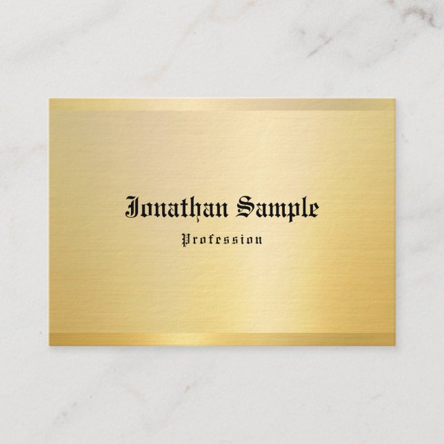 Klassische Vintage Vorlage für altenglischen Text Visitenkarte (Vorderseite)