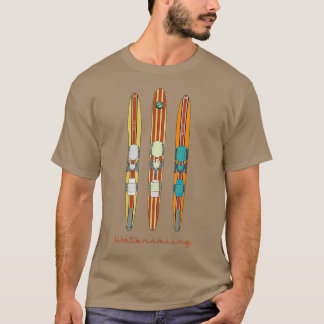 Klassische Vintage Wasserski T-Shirt