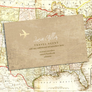 Klassische Visitenkarte für einen Agent-Berater