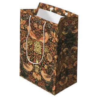 Klassische Vögel von William Morris für jeden Anla Mittlere Geschenktüte