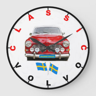 Klassische Volvo-Wanduhr Große Wanduhr