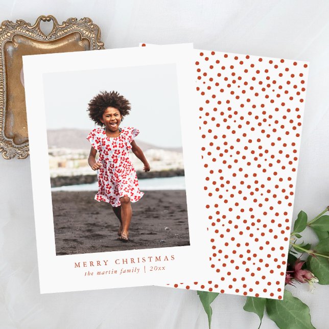 Klassische Weihnachts-Fotokarte Feiertagskarte (Von Creator hochgeladen)