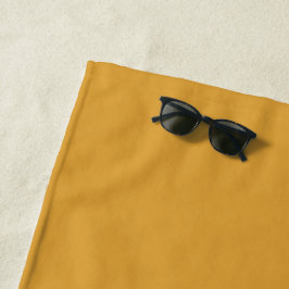 Klassische Weihnachts-Goldfall-Winterfarbe Strandtuch