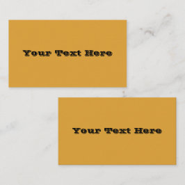 Klassische Weihnachts-Goldfall-Winterfarbe Visitenkarte