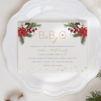Klassische Weihnachts-Weiß-Baby-Q-BBQ-Baby-Party