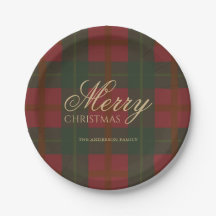 Klassische Weihnachtsfeier-Accessoires | Rot und G