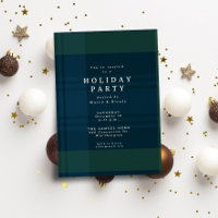 Klassische Weihnachtsfeier karierte Urlaubsparty