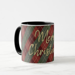 Klassische Weihnachtsfeier-Tasse Tasse