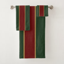 Klassische Weihnachtsgrün und Rot mit Goldschmiede