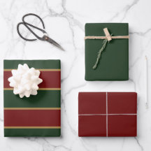Klassische Weihnachtsgrün und Rot mit Goldschmiede