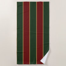 Klassische Weihnachtsgrün und Rot mit Goldschmiede